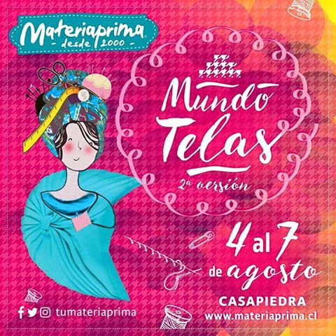 #MundoTelas en el centro de eventos Casa Piedra #Santiago